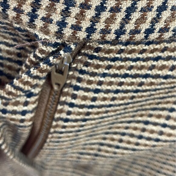 Lord + Taylor Women’s Vintage Style High-Waisted Houndstooth Pleated Shorts Sz 6 - Picture 6 of 8